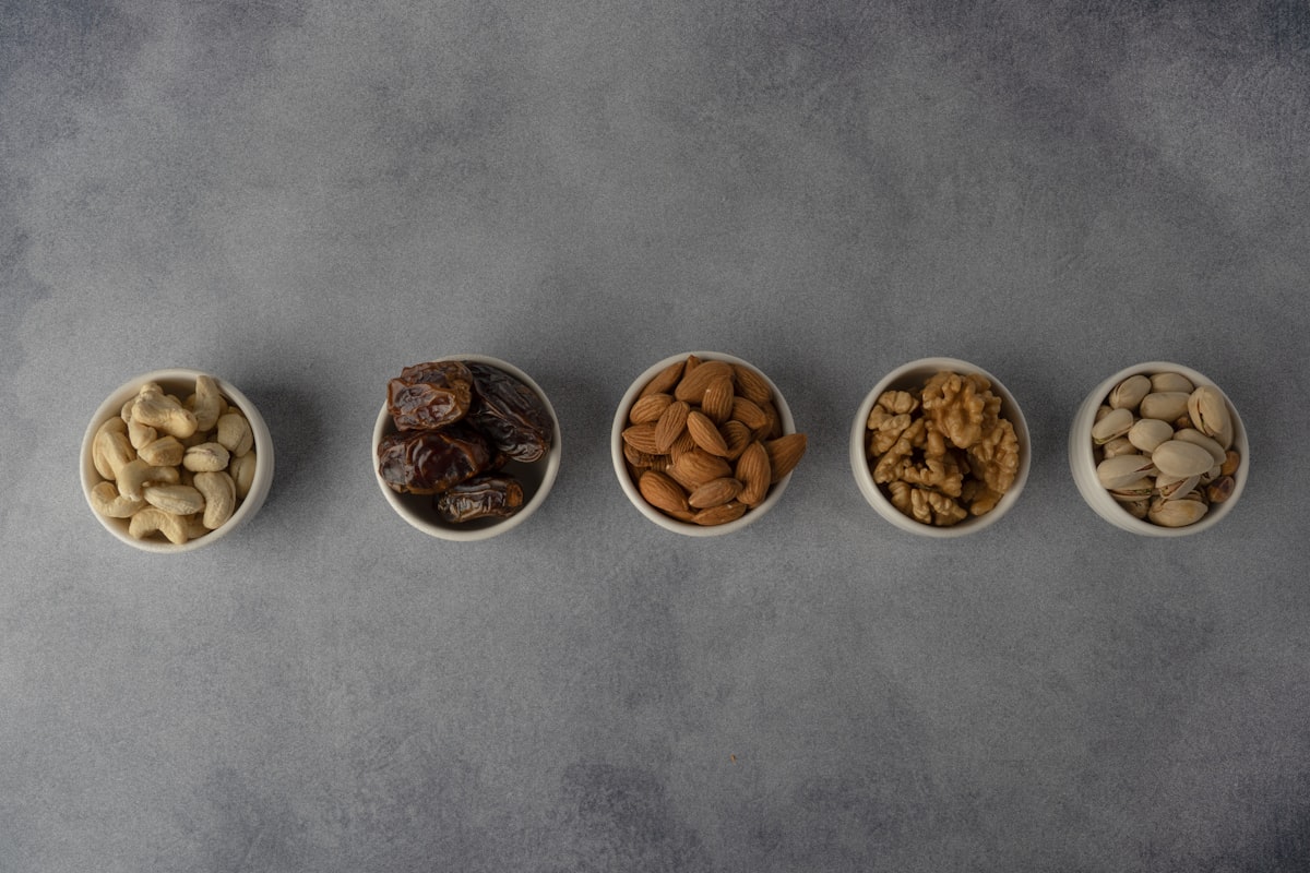 Wholesale nut assortment ready for catalog browsing